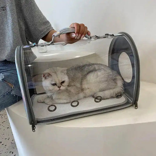 Panier pour chat transport - LESCHATSEUREUX